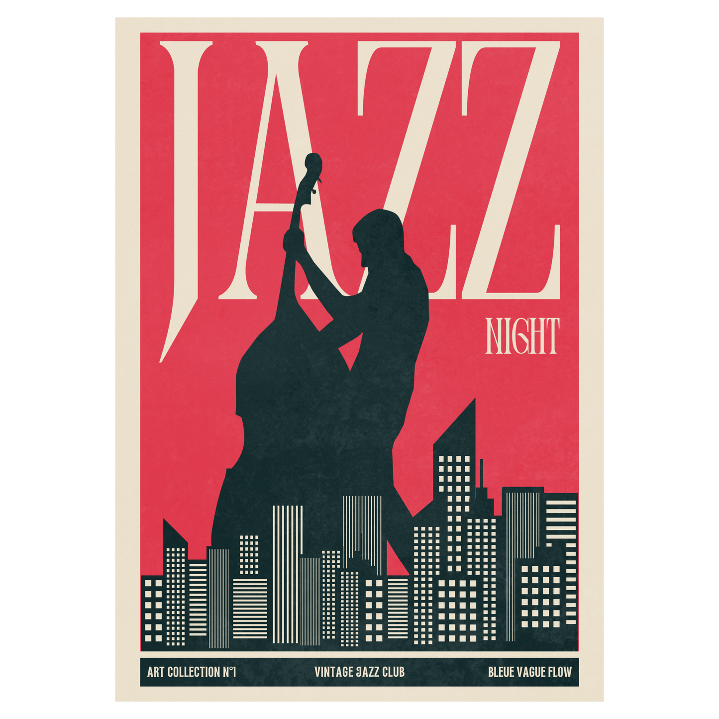 Jazz Night - Art Collection No1 (Contrebasse)
