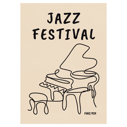 Jazz Festival Paris - Piano Bleue Vague Flow