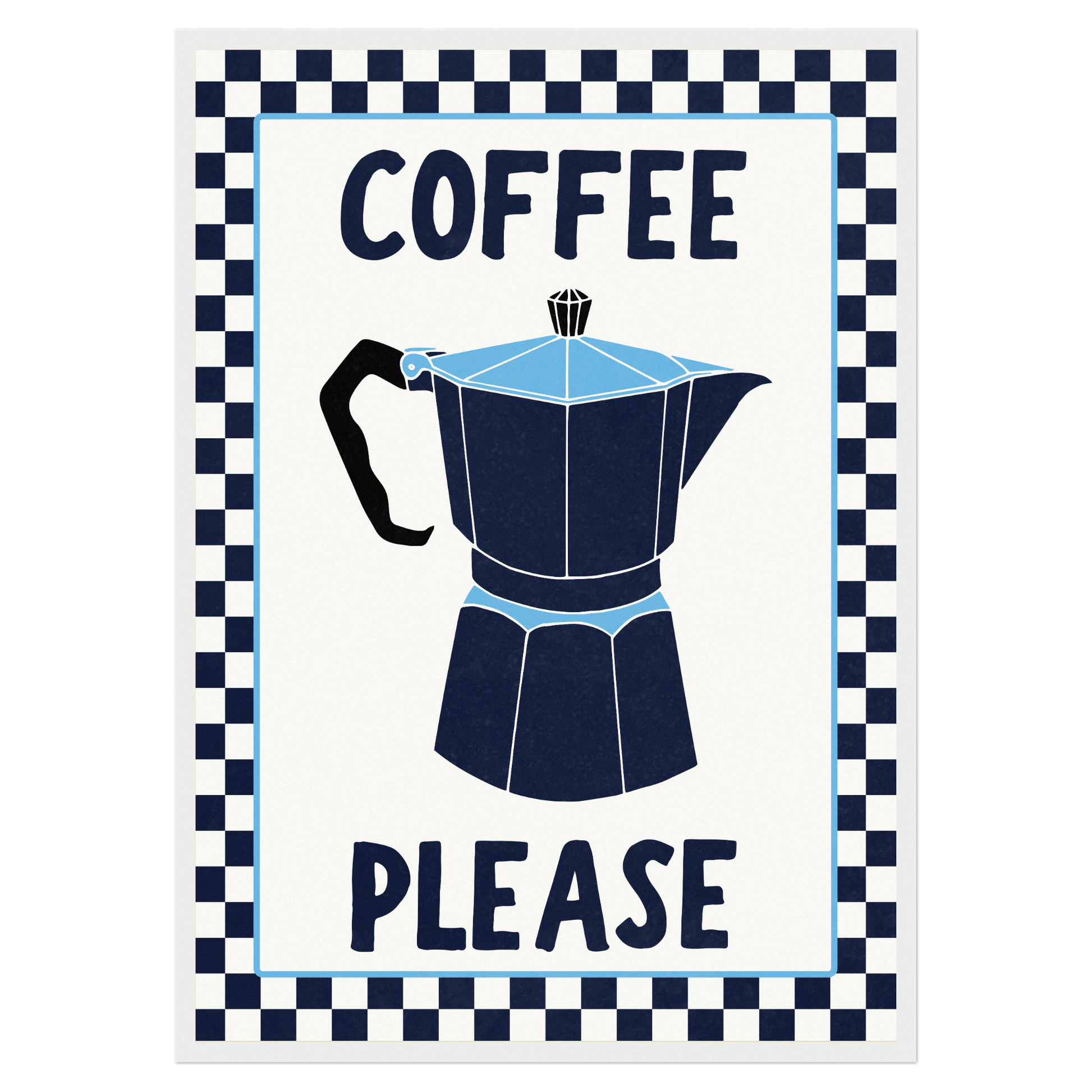 Coffee Please - Blue Bleue Vague Flow