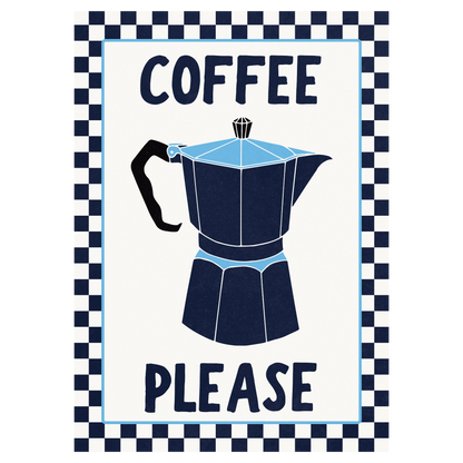 Coffee Please - Blue Bleue Vague Flow
