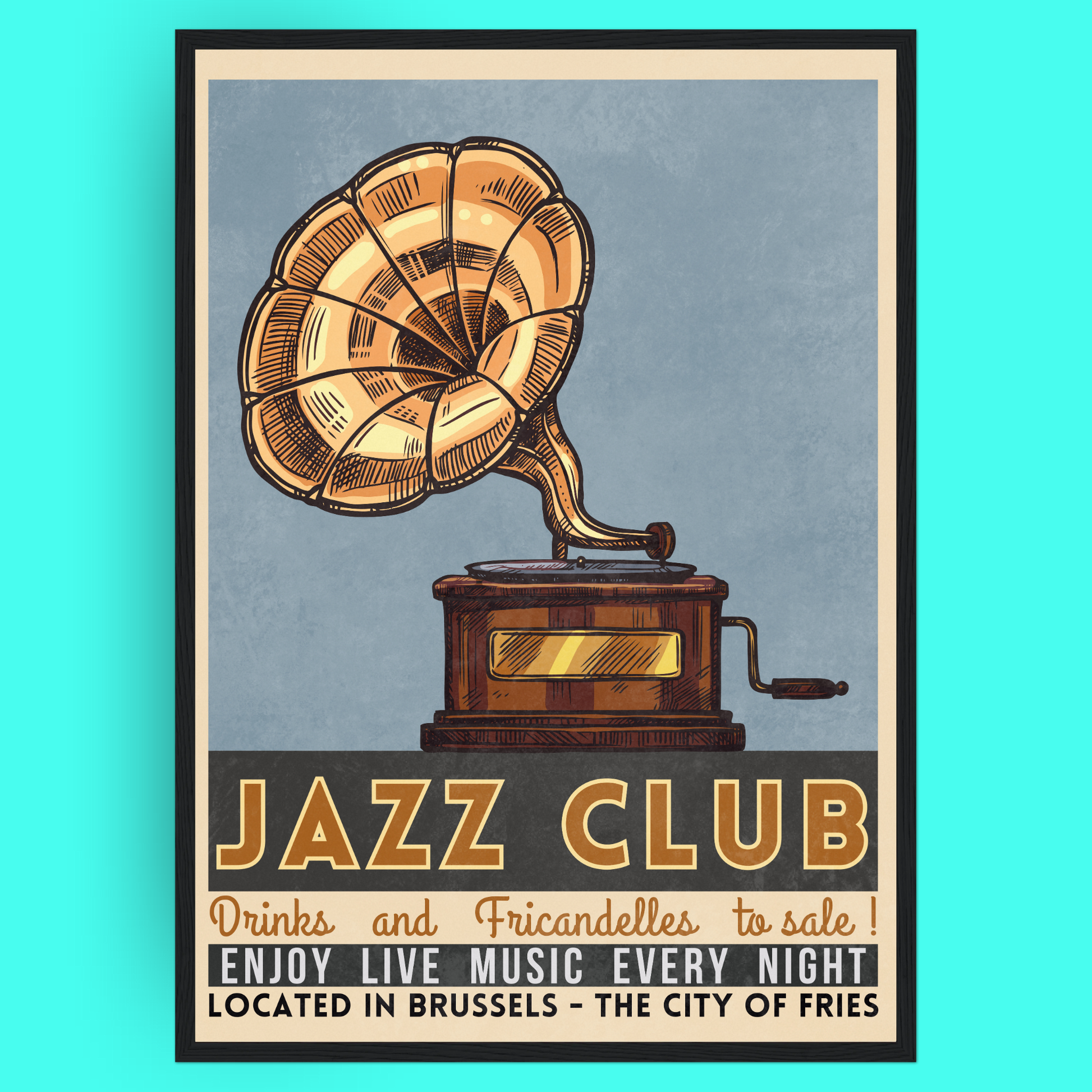 Jazz Club - Turntable Bleue Vague Flow