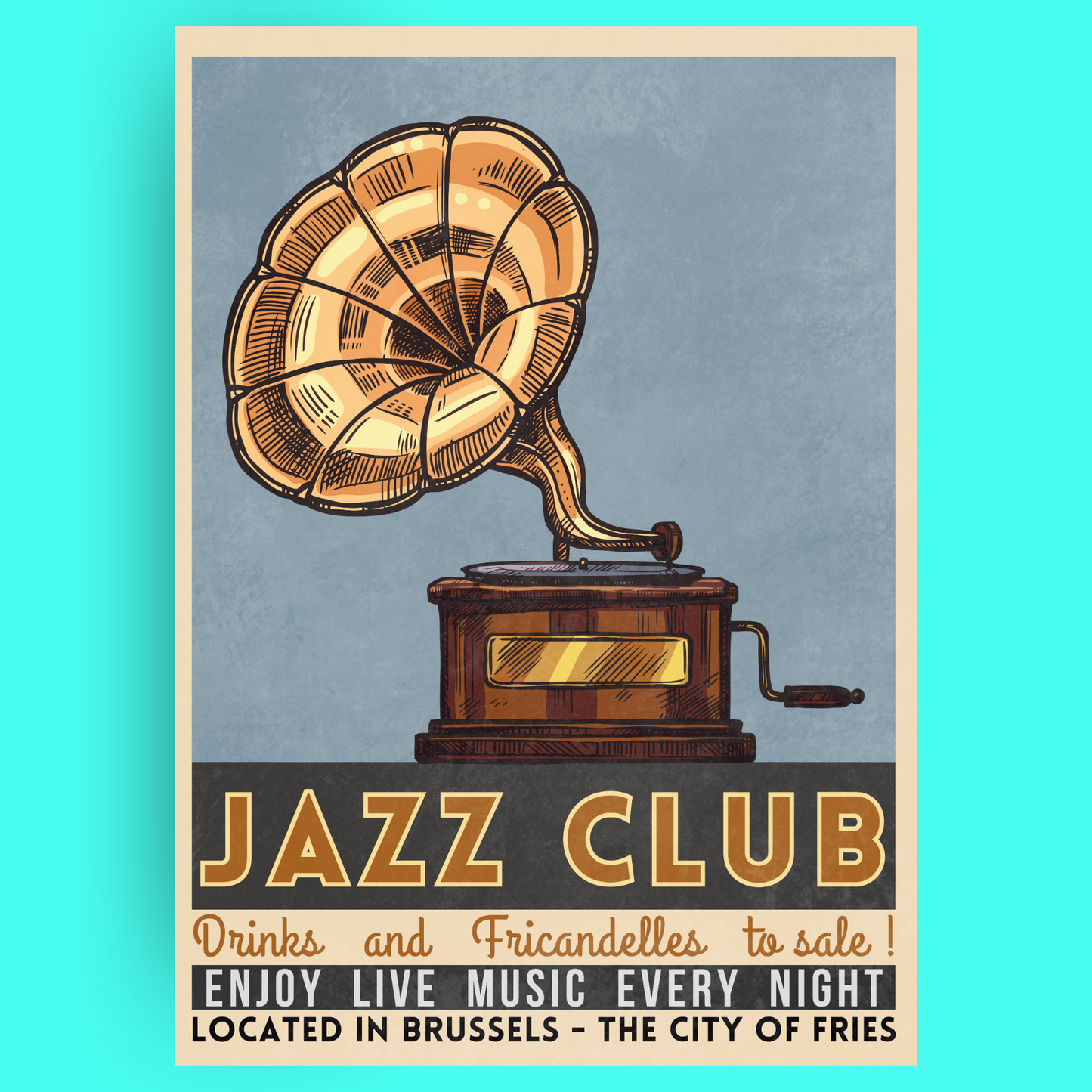 Jazz Club - Turntable Bleue Vague Flow