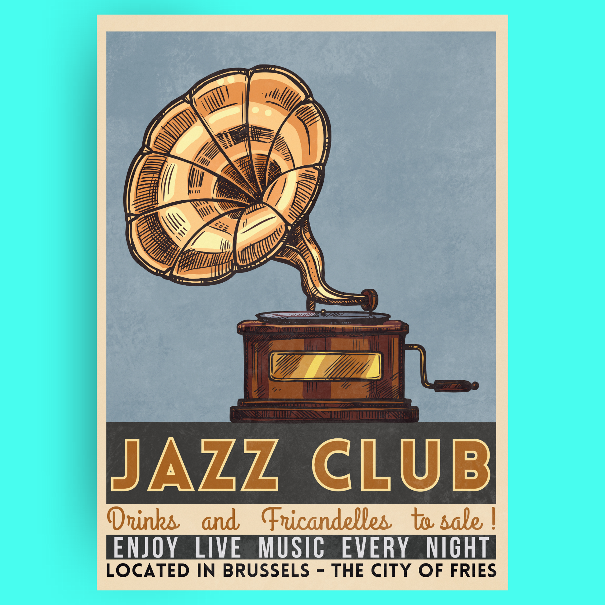 Jazz Club - Turntable Bleue Vague Flow