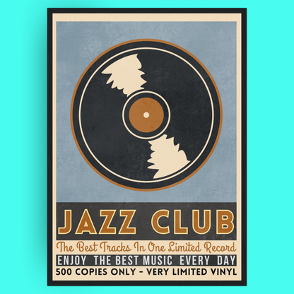 Jazz Club - Vinyl Record Bleue Vague Flow