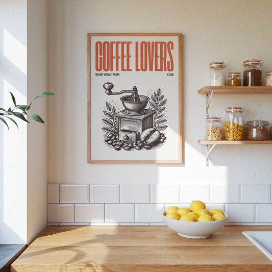 Coffee Lovers - Moulin À Grains Bleue Vague Flow