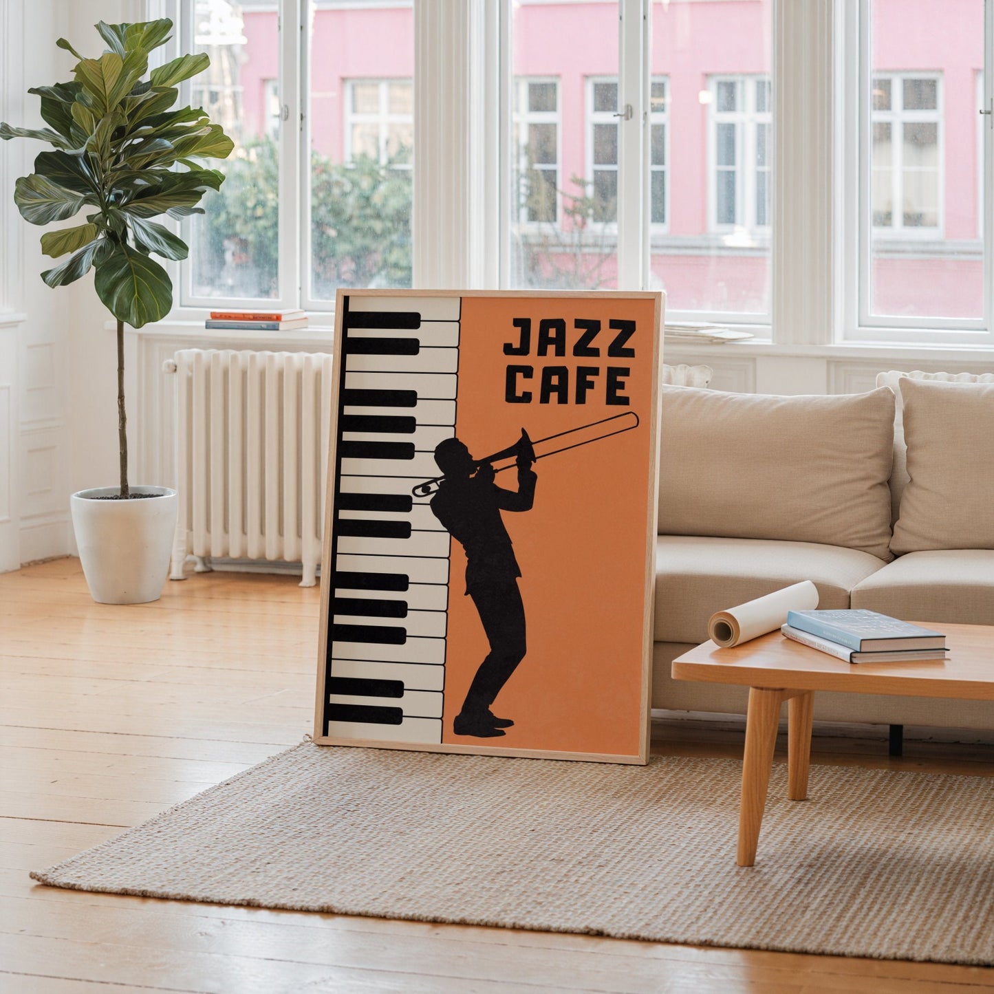 Jazz Cafe Paris - Saxophone Bleue Vague Flow