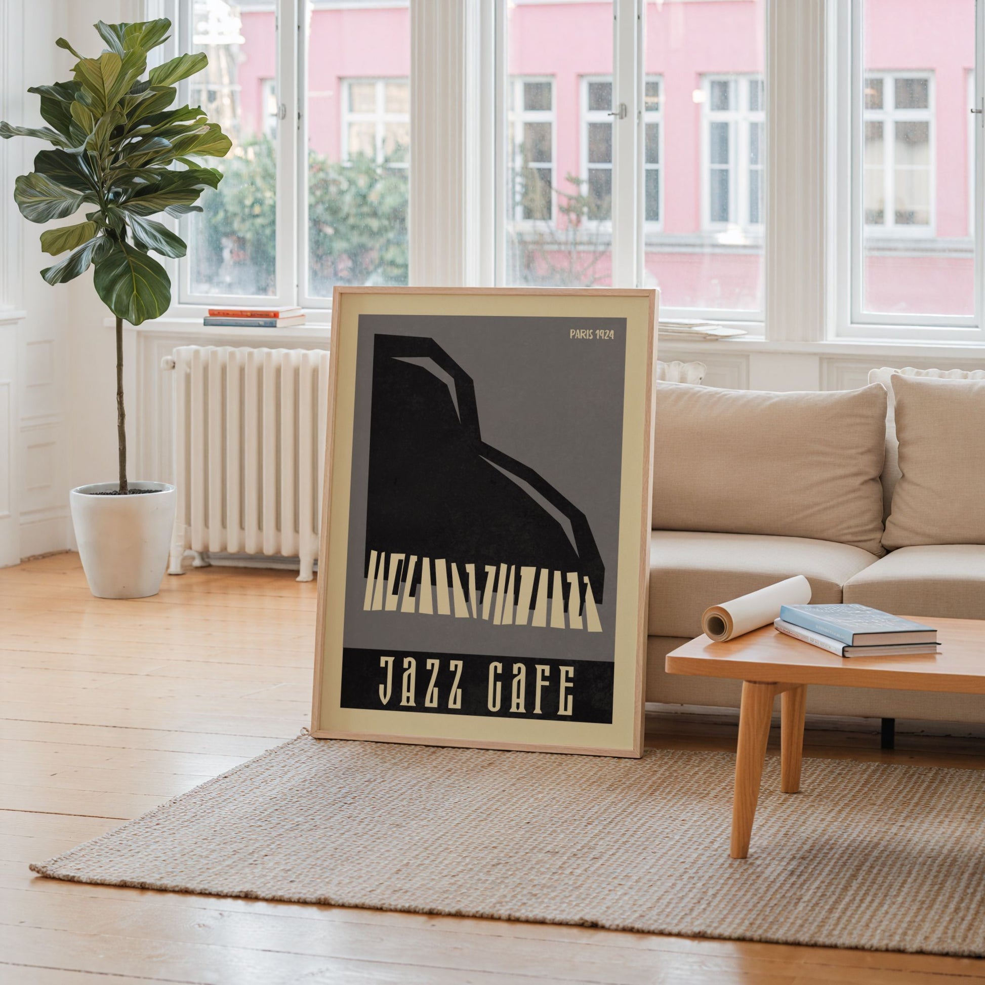 Jazz Cafe - Piano Bleue Vague Flow