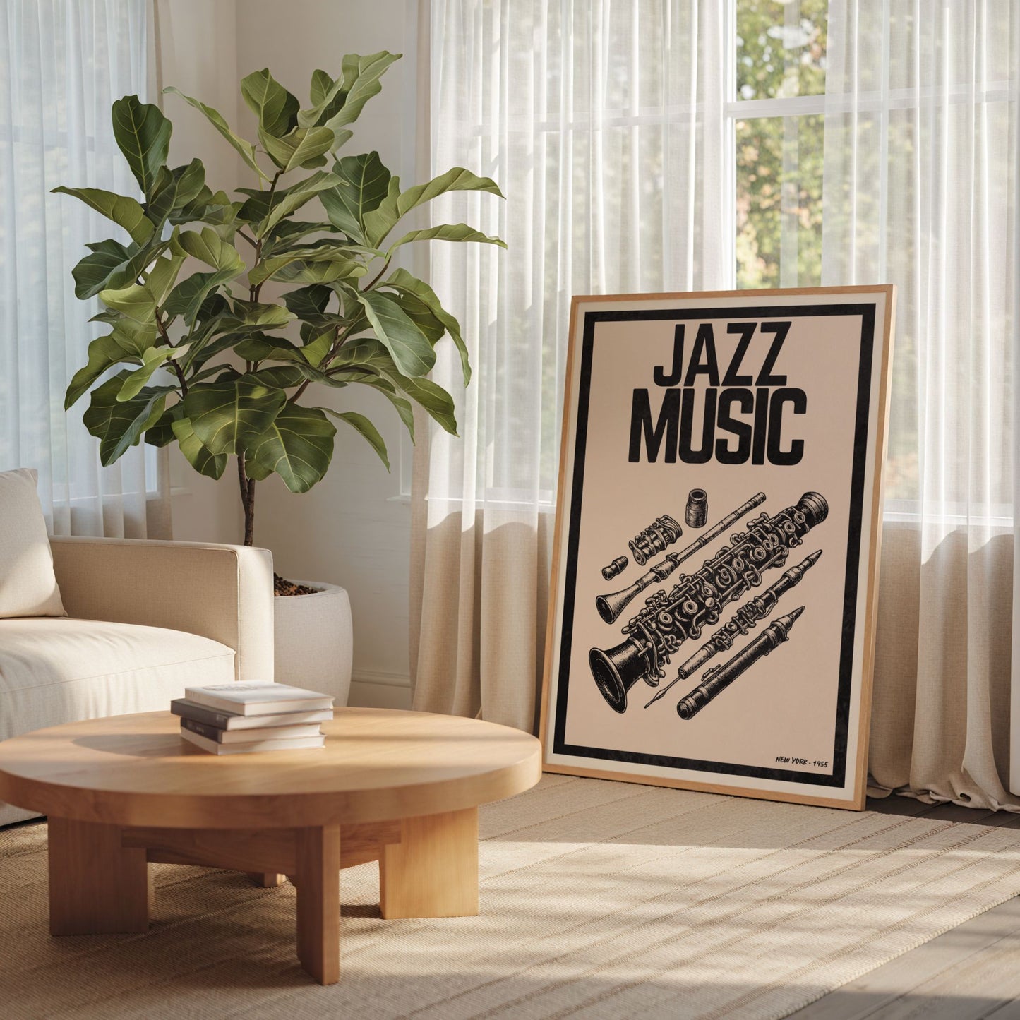 Jazz Music - Clarinet Bleue Vague Flow