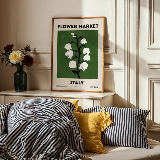 Flower Market - Italy Bleue Vague Flow